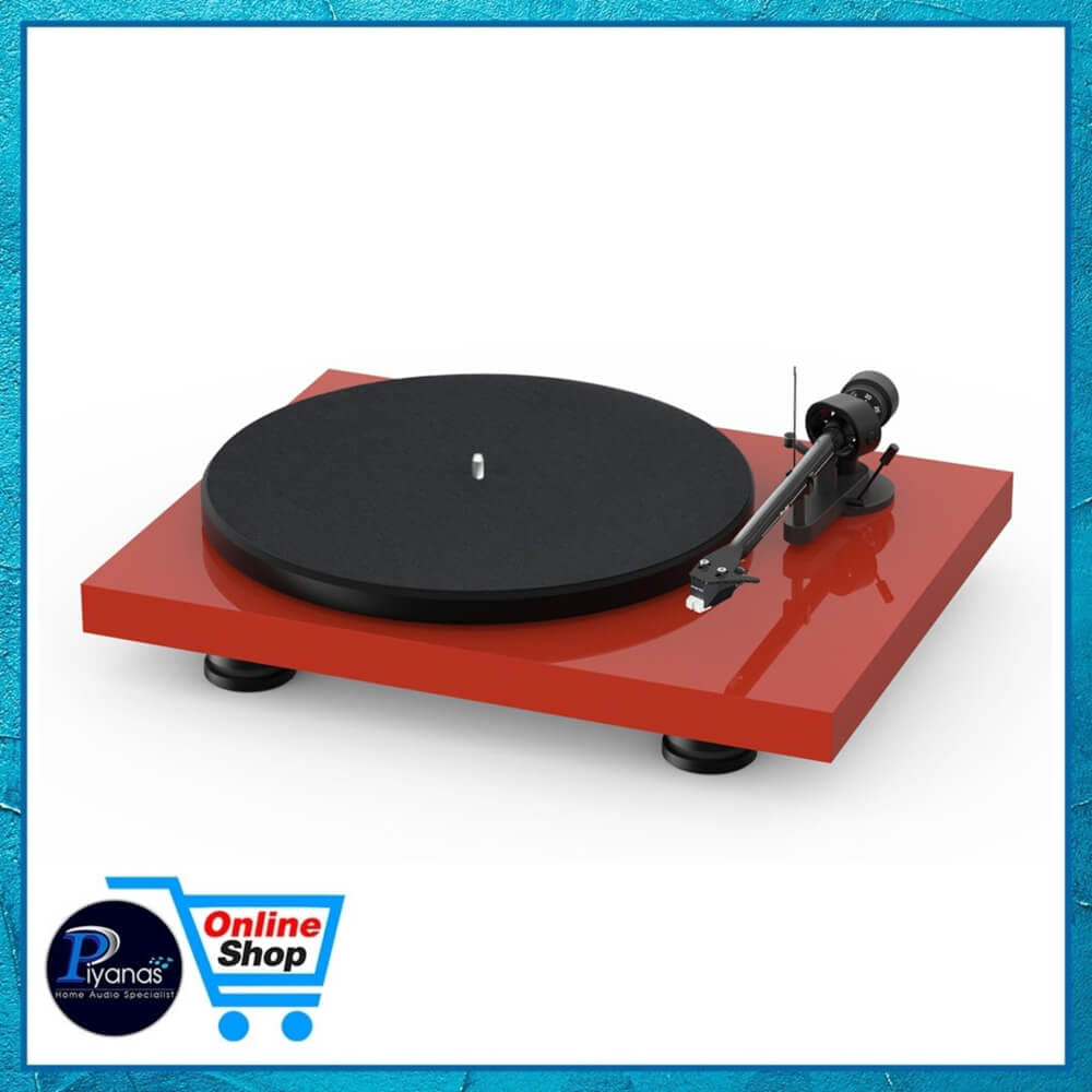 เครื่องเล่นแผ่นเสียง PROJECT : DEBUT CARBON EVO (พร้อมหัวเข็ม ORTOFON รุ่น 2M RED) (HIGH GLOSS RED)